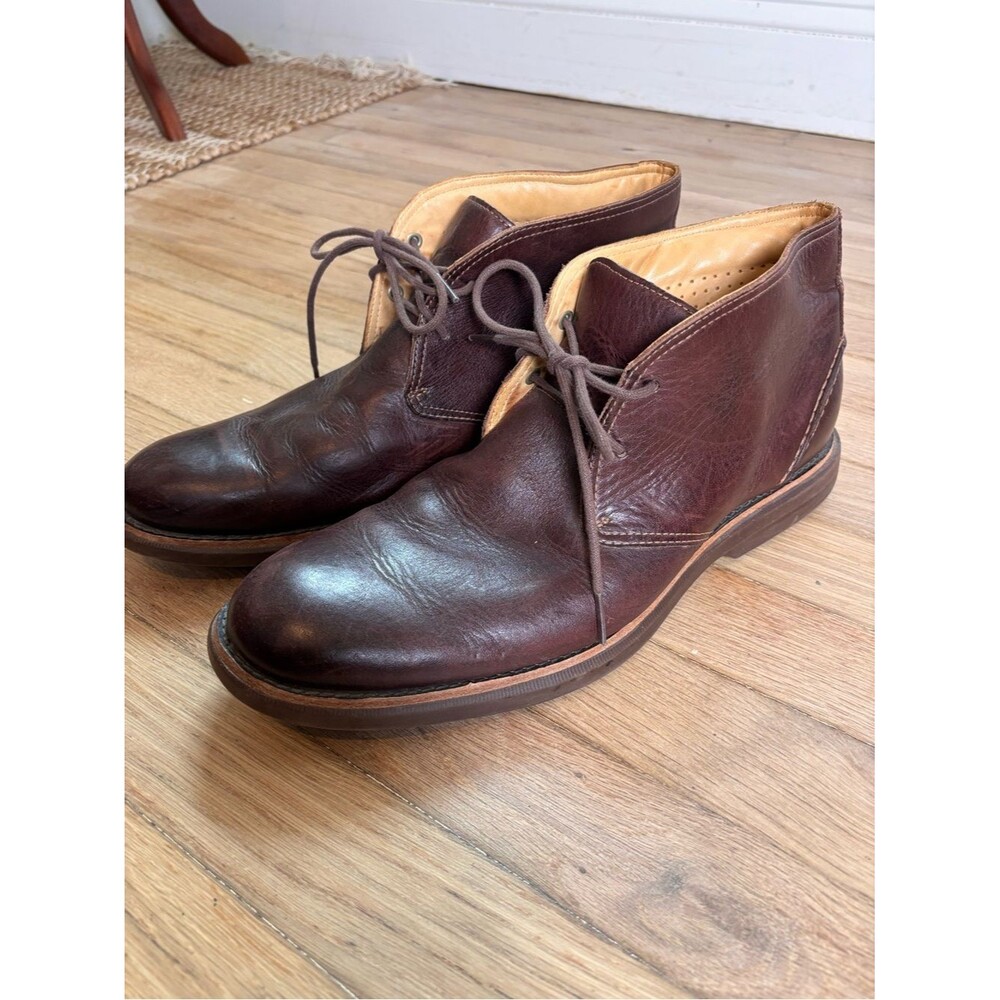 Sperry Top-Sider Gold Cup Brown Leather Chukka Boots Men’s 11M Lace Up